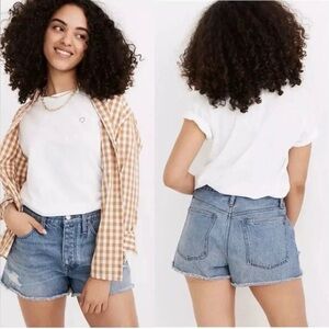 NWT Madewell Relaxed Denim Shorts size 30
